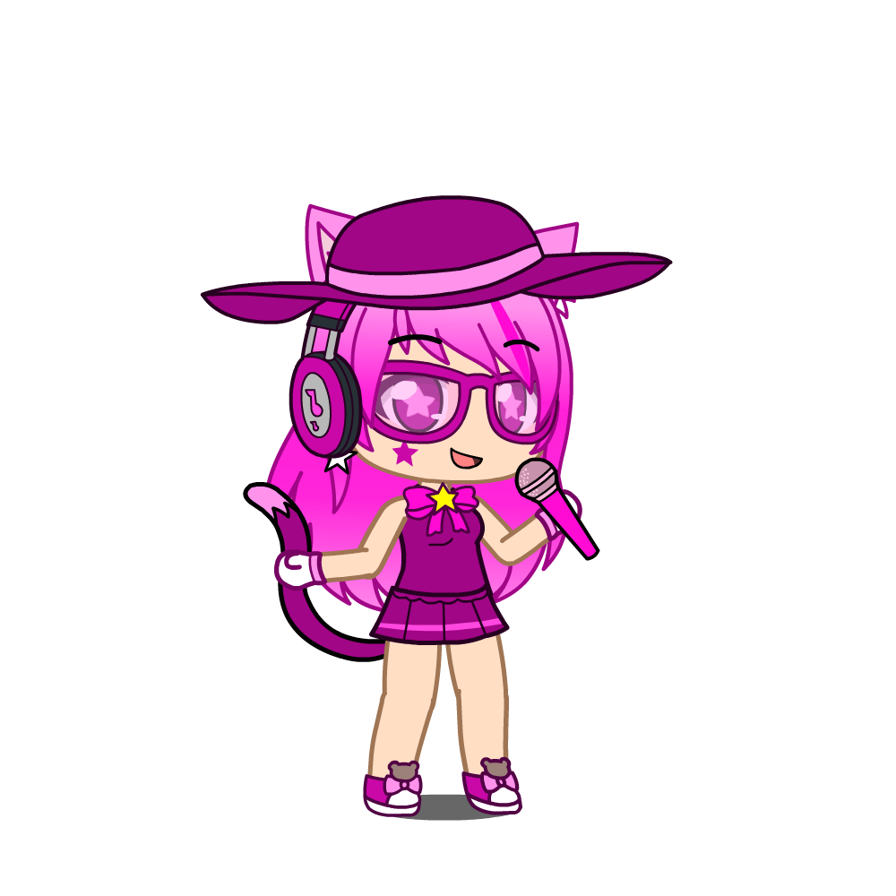 Pink Gacha Life Oc' Beanie