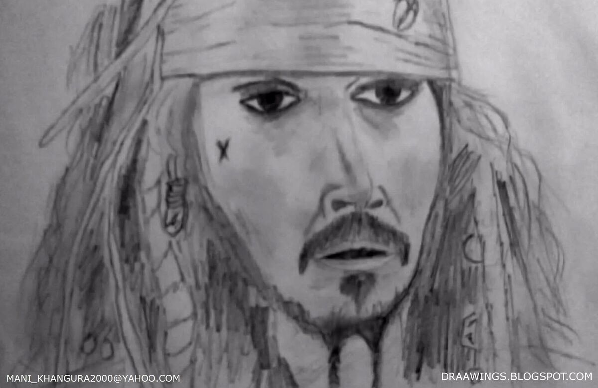 Drawing Jack Sparrow | Pirates of the Caribbean — Steemit