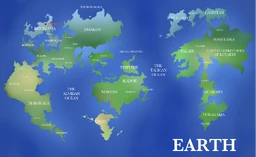 Earth map image