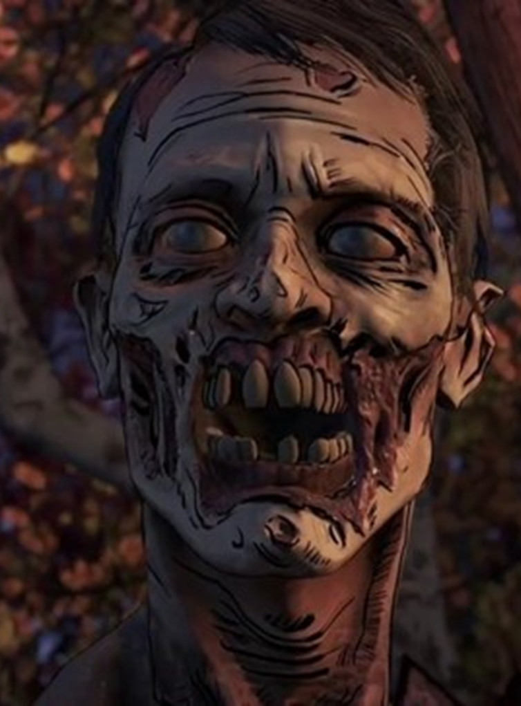 walking dead zombie girl tattoo