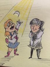 Sailor Erin and Puella Magia Megura Ryoka by Brack