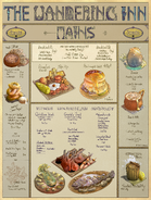 The Wandering Inn Menu - Mains (commissioned by Pirateaba)