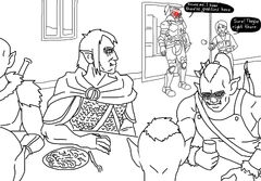 Redfangs meet Goblin Slayer by DemonicCriminal