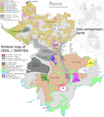 Continent of Izril (political subdivisions)
