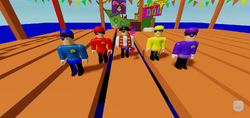 Here Comes The Big Red Car The Wiggles Of Robloxians Wiki Fandom - the wiggles roblox big red car