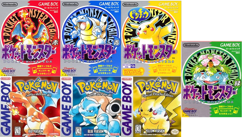 All Pokemon Games By Generation