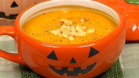 How to Make Halloween Pumpkin Potage ハロウィンのカボチャのポタージュ作り方