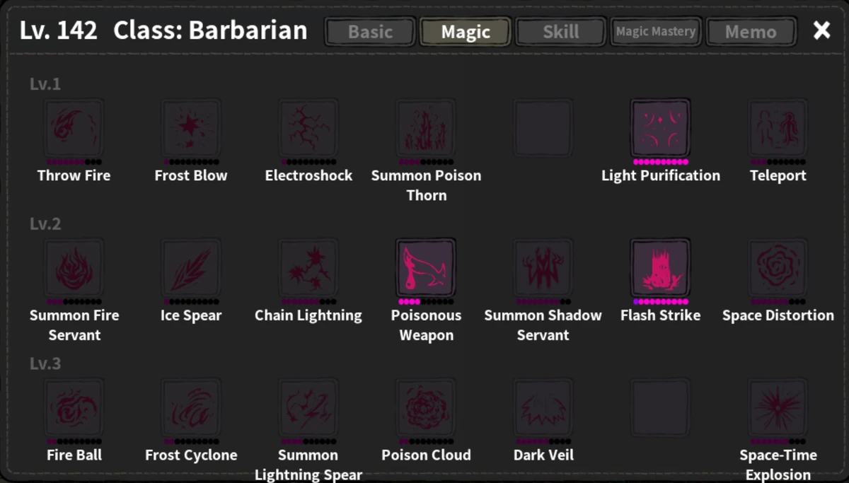 Spells The Wild Darkness Wiki Fandom