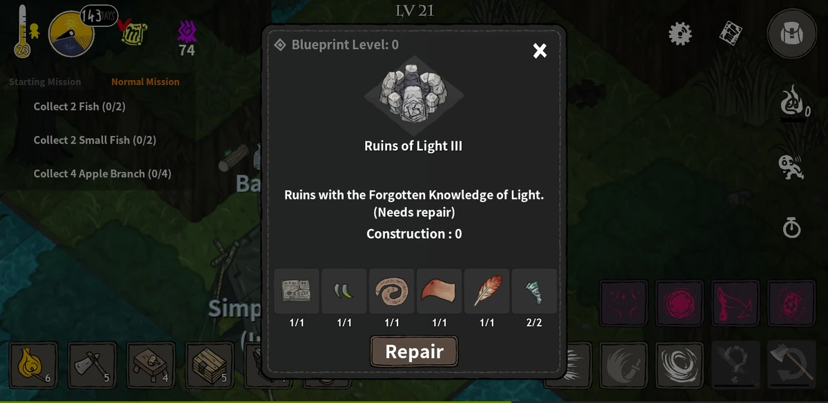 Ruins of Light The Wild Darkness Wiki Fandom