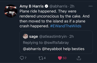 Amy B Harris tweet cake 1x01