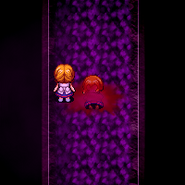 Viola's corpse (right) on the poisonous hallway