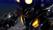 Giga-Goojin up close as Gimme is talking