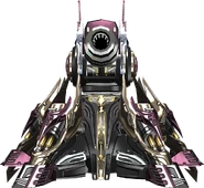 An alternate Tiekuu image, with its rocket launchers closed