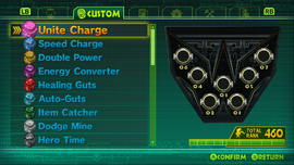 The CUSTOM Menu