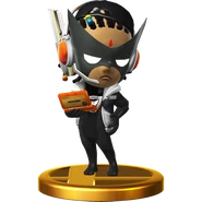 Wonder-Black's Trophy from Super Smash Bros. for Wii U