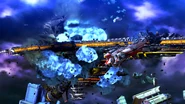Giga-Goonkhan stripping away its fortress components