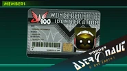 Wonder-Astronaut's ID card, rank B