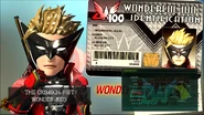When any of the seven main Wonderful Ones join the team, information from their Member File appears on the Subscreen.