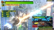 Mission 008 of Operation 002-B requires you to pilot a Cough-Foon by observing its surroundings for enemies and obstacles on the main screen while controlling it by stepping on buttons on the Subscreen.
