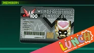 Wonder-Lunch's ID card, rank B