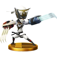 Wonder-White's Trophy from Super Smash Bros. for Wii U