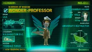 Wonder-Professor's profile, as seen when recruited
