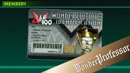 Wonder-Professor's ID card, rank B