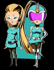 Silvia, and her superhero alter ego: Sexy Silvia