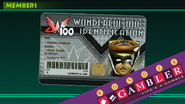 Wonder-Gambler's ID card, rank B