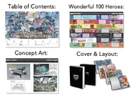 Artbook (sample) In development, planned to ship as a "Phase 2.5" reward.