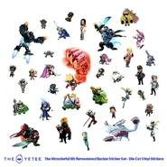 Sticker Set (1/4) First shipped in June 2021 as a "Phase 1" reward