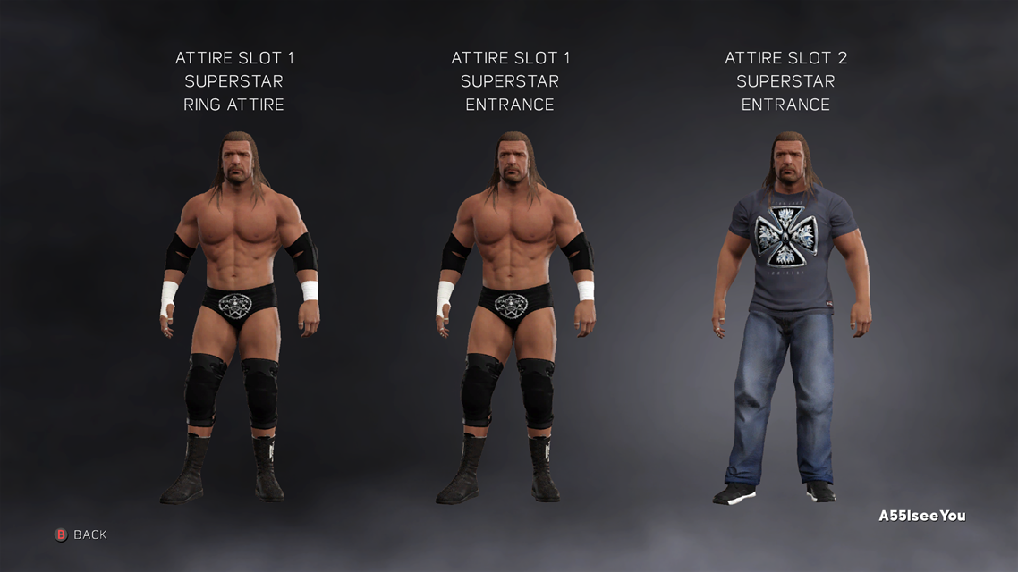 wwe 2k18 alternate attires