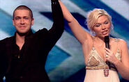 Shayne Ward's winning moment with Kate Thornton