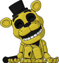 Golden Freddy Chibi Plush (9in)