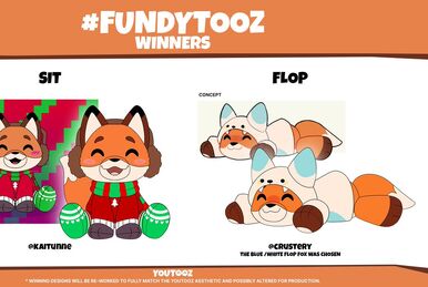 Youtooz ~ Fundy Plush (1ft) ~ In Hand ~ Fast Shipping!