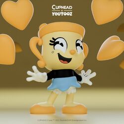  Youtooz Cuphead Ms. Chalice Figure, 4.5 Inch Cuphead