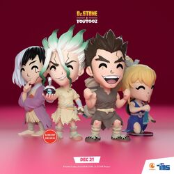 Youtooz Dr. Stone Senku Ishigami 4.8-in Vinyl Figure GameStop Exclusive