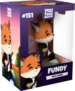 Youtooz Fundy Sit Plush, 9 Inches, Dreamsmp Minecraft plsuh, comes with box