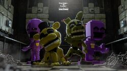 fnaf スプリングトラップ Youtooz Youtooz FNAF Springtrap 4.7”, Springtrap Vinyl Figure