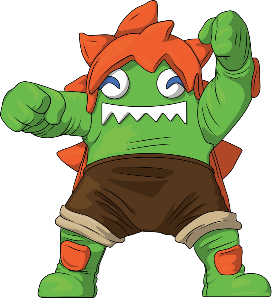 Street Fighter - QUICK! You see Blanka-Chan coming at you