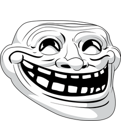 Crazy Troll Face Social Media | Sticker