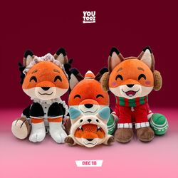 Youtooz Fundy Fox Rainbow 12in Plush | FYE