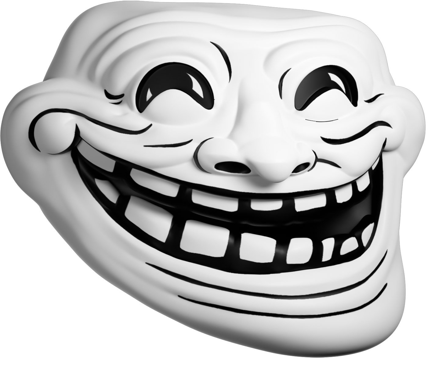 Crazy Troll Face Social Media | Sticker