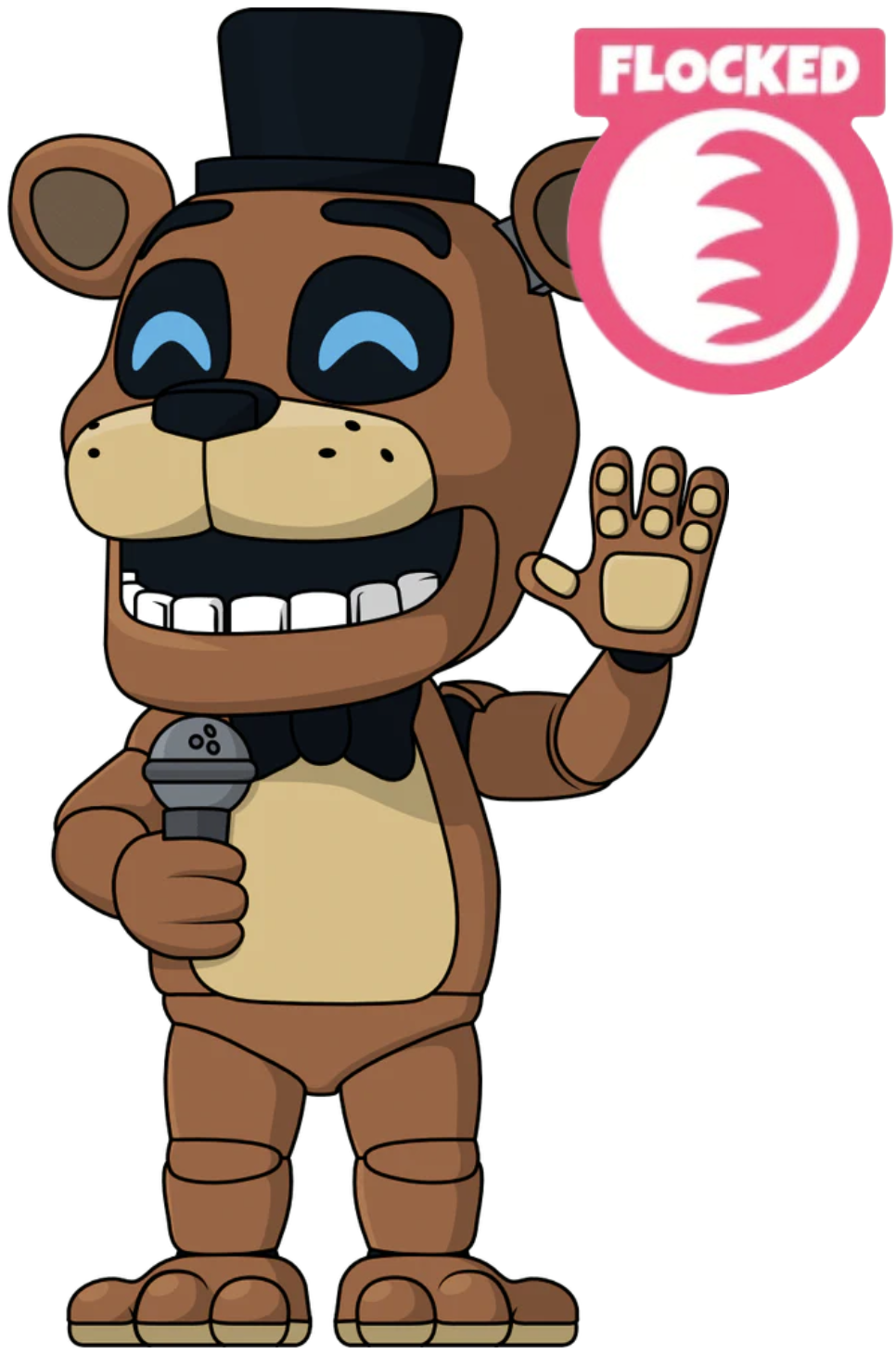 As I present to you my new Rockstar Freddy mega plush [My art