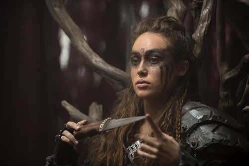 A lungo in un abisso - Lexa accoglie Clarke2