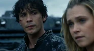 Bellamy und Clarke Griffin in Aus der Asche werden wir auferstehen