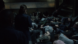 Abby vor den 320 Toten von Sektion 17.