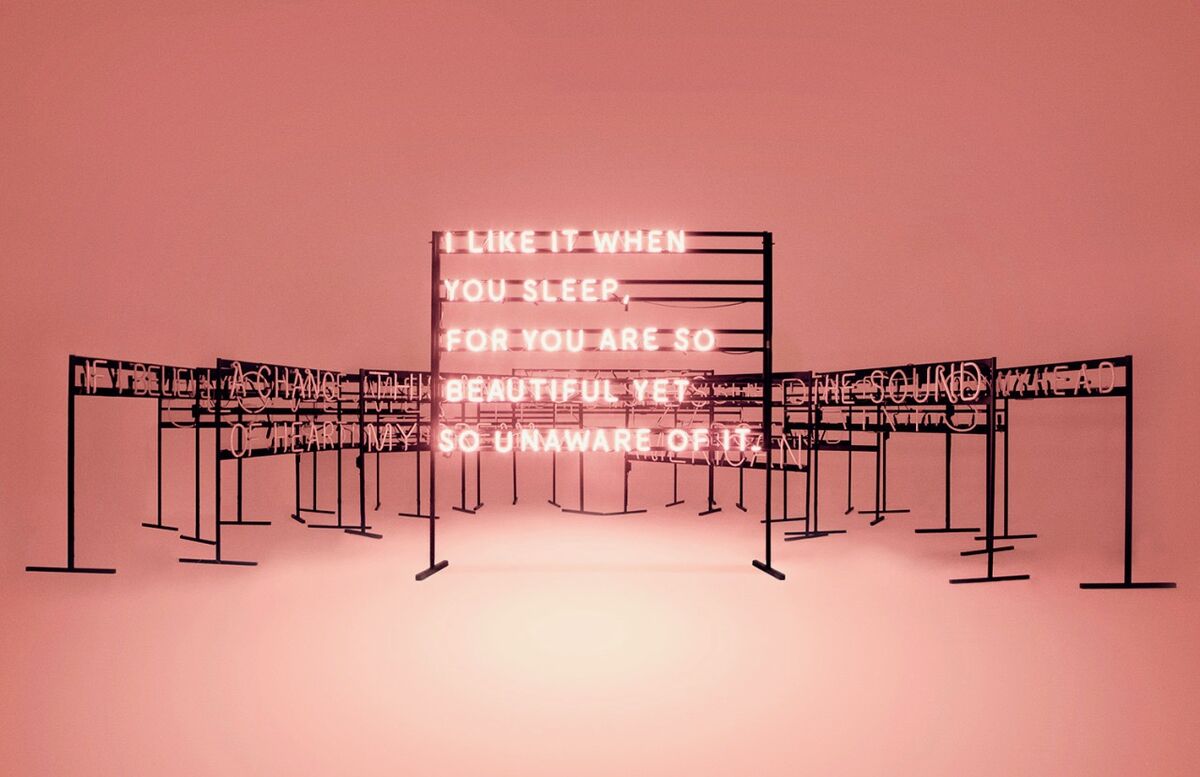 I like it when you sleep, for you are so beautiful yet so