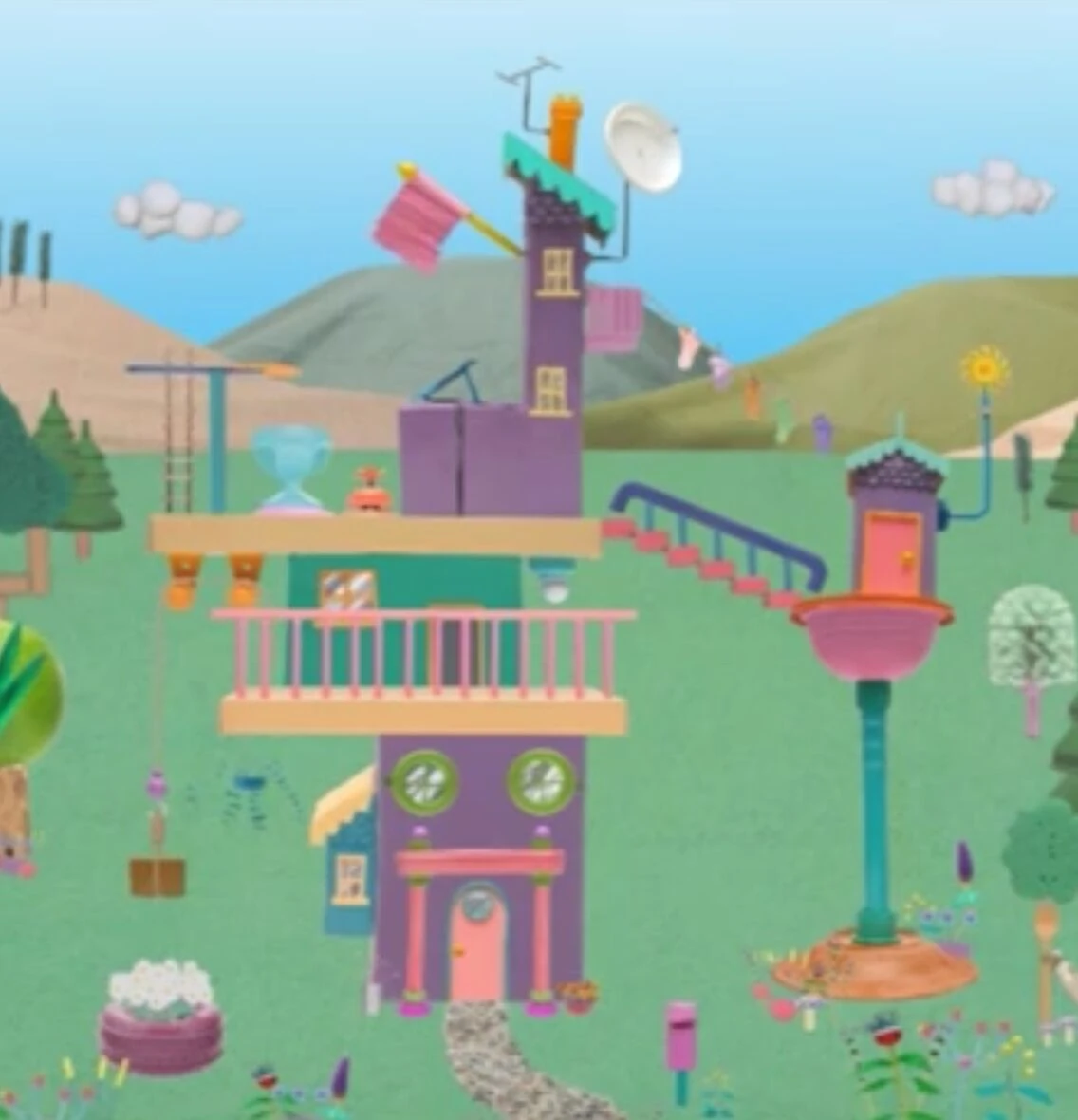 Bill and Corky’s house The Adventures of Bottle Top Bill and His Best