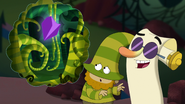 S1e24 singing scroll tells bashful about the purple gem